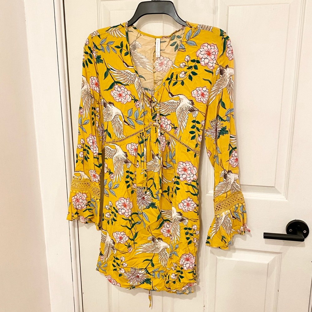Boho mini dress